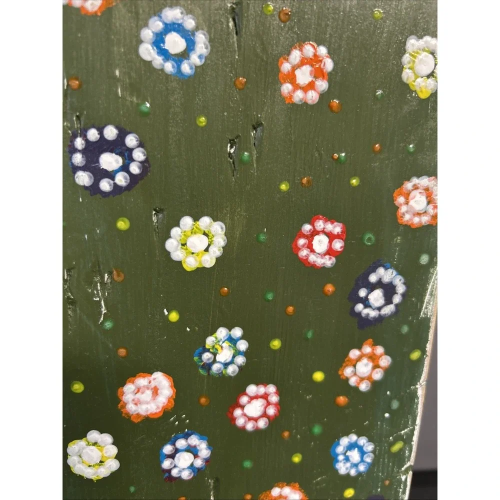 Floral Cutting Board Wall Art  Reclaimed Wood Retro Distressed Boho‎ Cottage